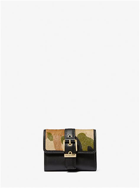 Colby Small Camouflage Print Calf Hair Tri